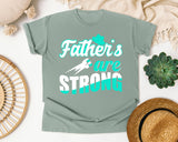 Fathers Are Strong White graphic tee in Bay