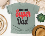 Super Dad Red graphic tee in Bay