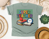 Super Teacher graphic tee in Bay