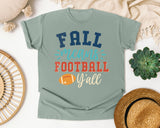 Fall Means Football Yall graphic tee in Bay