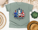 250 Years 1776 2026 graphic tee in Bay