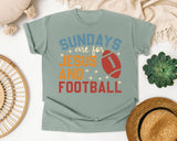 Sundays Are For Jesus And Football graphic tee in Bay