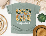 Dad Life Totally Nailed It graphic tee in Bay