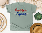 Freedom Squad graphic tee in Bay