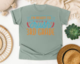 I'm Ready To Crush 3rd Grade Gold graphic tee in Bay