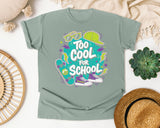 Too Cool For School Sneakers graphic tee in Bay