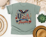 USA 250 Years Of Freedom graphic tee in Bay
