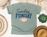 Sunday Funday Football Navy graphic tee in Bay