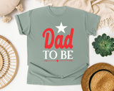 Dad To Be White 2 graphic tee in Bay
