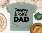 Camping Dad White 3 graphic tee in Bay