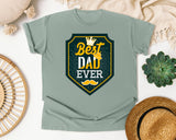 Best Dad Ever Black 2 graphic tee in Bay
