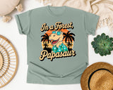 Papasaur graphic tee in Bay