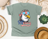 Merica Grey graphic tee in Bay