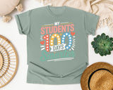 My Students 100 Days Smarter graphic tee in Bay