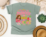 The Princess Is Back To School graphic tee in Bay