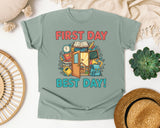 First Day Best Day Door graphic tee in Bay