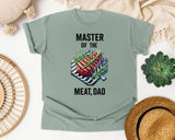 Master Of The Meat Dad Grey graphic tee in Bay