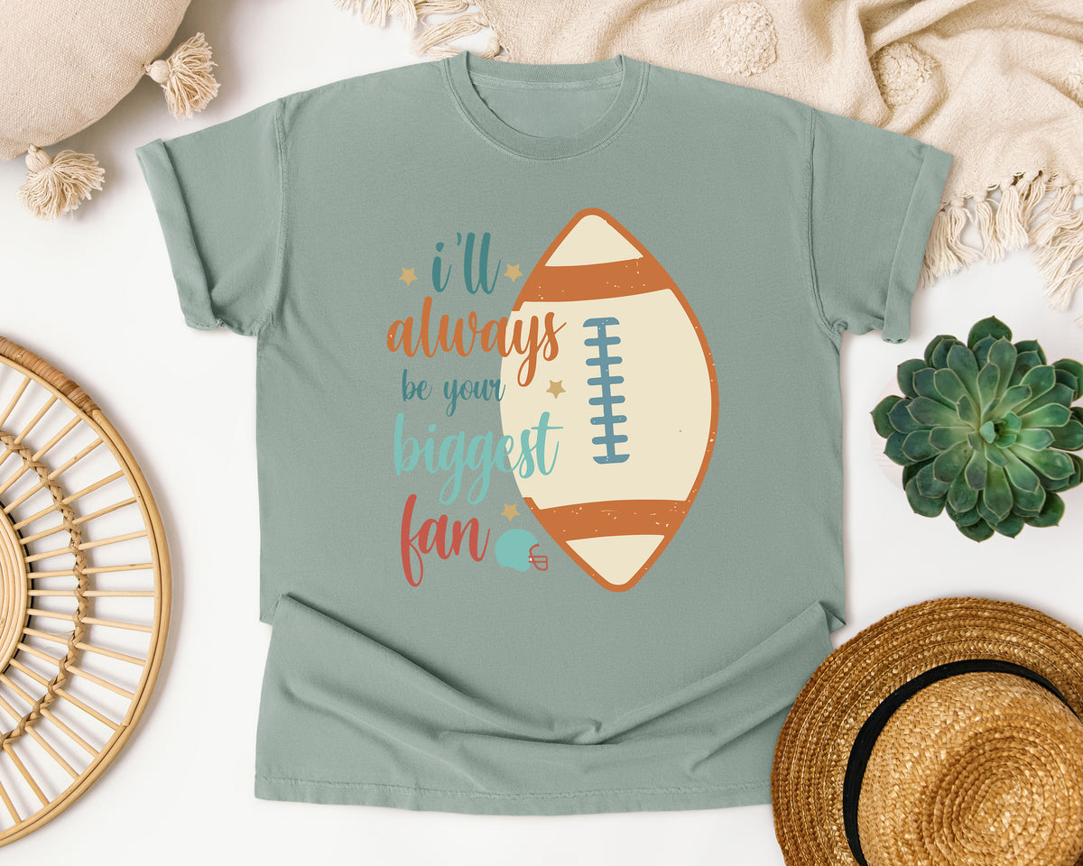Ill Always Be Your Biggest Fan Ball graphic tee in Bay