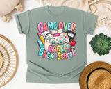 Game Over Back To School Pastel graphic tee in Bay