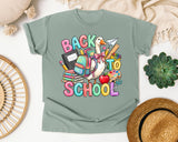 Back To School Goose Pastel graphic tee in Bay