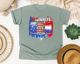 Red White And Boozy graphic tee in Bay