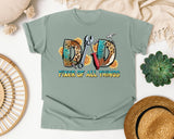 Dad Fixer Of All Things Brown 2 graphic tee in Bay