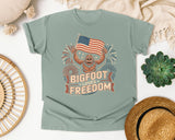 Bigfoot Freedom graphic tee in Bay
