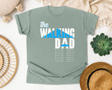 The Walking Dad White graphic tee in Bay