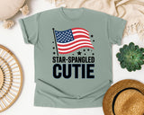 Star Spangled Cutie White 5 graphic tee in Bay