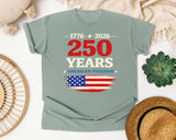 250 Years American Freedom graphic tee in Bay