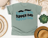 Super Dad Black graphic tee in Bay