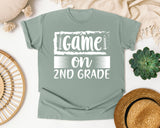 Game On 2nd Grade White graphic tee in Bay