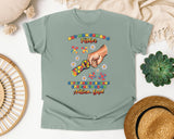 Any Man Can Be A Father But It Takes Someone Special graphic tee in Bay