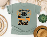 100 Percent Pure Super Dad White 2 graphic tee in Bay