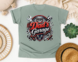 Dad's Garage Grey graphic tee in Bay