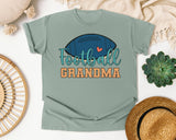 Football Grandma graphic tee in Bay