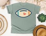 Football Cream Retro graphic tee in Bay
