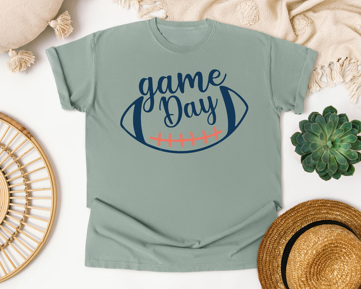 Game Day Ball Outline graphic tee in Bay