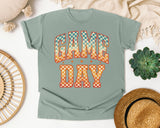 Game Day Checkered graphic tee in Bay