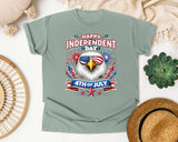 Happy Independence Day 4th Of July graphic tee in Bay