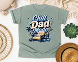 Chill Dad Mode graphic tee in Bay