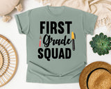 First Grade Squad Pen graphic tee in Bay