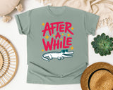 After A While Alligator graphic tee in Bay
