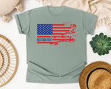 Best Dad Ever Red graphic tee in Bay
