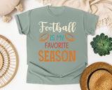 Football Is My Favorite Season Orange graphic tee in Bay
