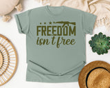 Freedom Isn't Free Brown graphic tee in Bay