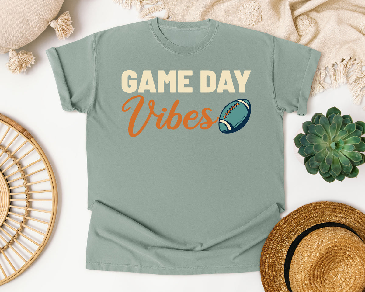 Game Day Vibes Orange graphic tee in Bay
