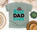 Best Dad Ever Grey 5 graphic tee in Bay
