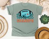 Football Grandpa graphic tee in Bay
