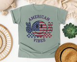 American Vibes graphic tee in Bay